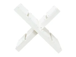 Acessórios De Arrumação*Suporte de lenha 47x39,5x48 cm madeira de pinho maciça PT957281 Branco