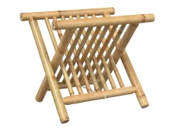 Suporte de revistas 42x30,5x34,5 cm bambu^vidaxl