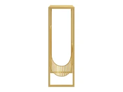 vidaxl Acessórios De Arrumação*Suporte de revistas 35x15x45 cm aço Dourado