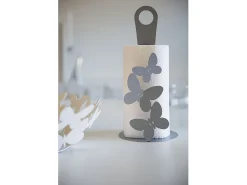 Suporte de rolo de mesa Butterfly , aço moderno para até 3 rolos, ideal para banheiro e cozinha, feito na Itália^ Discount