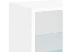 Suporte de TV multimídia prateleira de TV buffet de TV sala de jantar sala de estar quarto com LED 5 peças madeira projetada 02_0029379*Helloshop26 Outlet