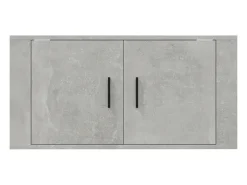 Suporte de TV multimídia prateleira de TV aparador de TV montado na parede adequado para sala de jantar sala de estar quarto 80 x 34,5 x 40 cm cinza 02_0027805*Helloshop26 Hot
