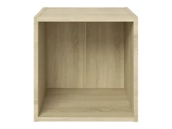 Suporte de TV multimídia prateleira de TV aparador de TV sala de jantar sala de estar quarto carvalho Sonoma 37 x 35 x 37 cm madeira de engenharia marrom 02_0027525^Helloshop26 New