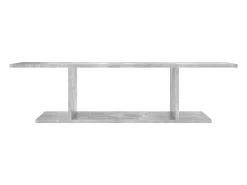 Suporte de TV multimídia prateleira de TV aparador de TV montado na parede adequado para sala de jantar sala de estar quarto 103 x 30 x 26,5 cm cinza 02_0027746^Helloshop26 New