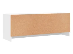 Suporte multimídia para TV prateleira para TV aparador armário para TV sala de jantar sala de estar quarto 102 x 30 x 37,5 cm madeira engenheirada branca 02_0025555^Helloshop26 New