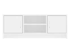 Suporte multimídia para TV prateleira para TV aparador armário para TV sala de jantar sala de estar quarto 102 x 30 x 37,5 cm madeira engenheirada branca 02_0025555^Helloshop26 New