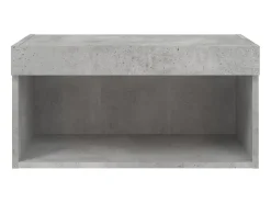 Suporte multimídia para TV prateleira para TV aparador móvel para TV para sala de jantar sala de estar quarto com luzes LED 60 x 30 x 30 cm cinza 02_0026606*Helloshop26 Clearance