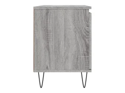 Suporte multimídia para TV prateleira para TV aparador para TV sala de jantar sala de estar quarto Sonoma 104 x 35 x 50 cm madeira industrializada cinza 02_0028374*Helloshop26 Hot
