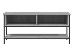 Best Suporte multimídia para TV prateleira para TV aparador para TV sala de jantar sala de estar quarto Sonoma 100 x 35 x 45 cm madeira industrializada cinza 02_0028333 Móvel De Tv