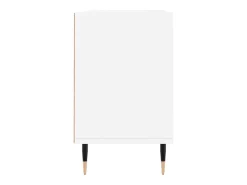 Suporte multimídia para TV prateleira para TV aparador armário para TV sala de jantar sala de estar quarto 103,5 x 30 x 50 cm madeira engenheirada branca 02_0025641 Móvel De Tv