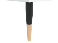 Suporte multimídia para TV prateleira para TV aparador armário para TV sala de jantar sala de estar quarto 103,5 x 30 x 50 cm madeira engenheirada branca 02_0025641 Móvel De Tv