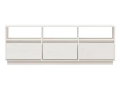 Suporte multimídia para TV estante para TV aparador armário para TV sala de jantar sala de estar quarto 140 x 37 x 50 cm madeira maciça de pinho 02_0025929^Helloshop26 Best
