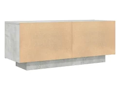 Suporte multimídia para TV prateleira para TV aparador para TV para sala de jantar sala de estar quarto 100 x 35 x 40 cm madeira industrializada cinza 02_0025490*Helloshop26