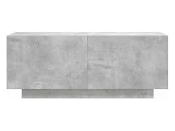 Suporte multimídia para TV prateleira para TV aparador para TV para sala de jantar sala de estar quarto 100 x 35 x 40 cm madeira industrializada cinza 02_0025490*Helloshop26