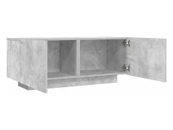 Suporte multimídia para TV prateleira para TV aparador para TV para sala de jantar sala de estar quarto 100 x 35 x 40 cm madeira industrializada cinza 02_0025490*Helloshop26