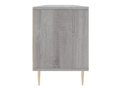 Suporte multimídia para TV prateleira para TV móvel para TV sala de jantar sala de estar quarto Sonoma 150 x 30 x 44,5 cm madeira industrializada cinza 02_0028398*Helloshop26 Outlet