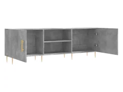 Suporte multimídia para TV prateleira para TV aparador armário para TV sala de jantar sala de estar quarto 150 x 30 x 50 cm madeira industrializada cinza 02_0025997^Helloshop26 Sale