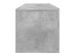 Suporte multimídia para TV prateleira para TV aparador para TV sala de jantar sala de estar quarto 100 x 30 x 30 cm madeira industrializada cinza 02_0025433 Móvel De Tv