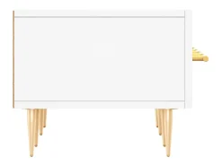 Suporte multimídia para TV prateleira para TV aparador armário para TV sala de jantar sala de estar quarto 150 x 36 x 30 cm madeira engenheirada branca 02_0026022^Helloshop26 Hot