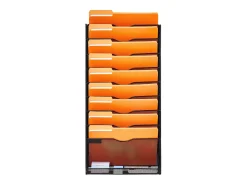 Suporte Mural SucceBuy File Wall Shelf Mesh Wall File Holder 1 Peça 10 Bolsas para Escritório e Escola* Sale
