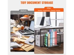Suporte Móvel para Armazenamento de Planos SucceBuy, 20 Compartimentos, Armazenamento Organizado de Documentos^ Online