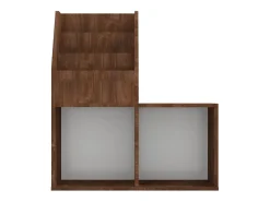 Suporte p/ revistas infantis deriv. madeira carvalho castanho*vidaxl Outlet