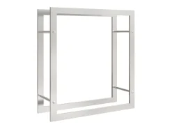 Online Suporte para lenha 80x28x86 cm aço inoxidável PT928863 Acessórios De Arrumação