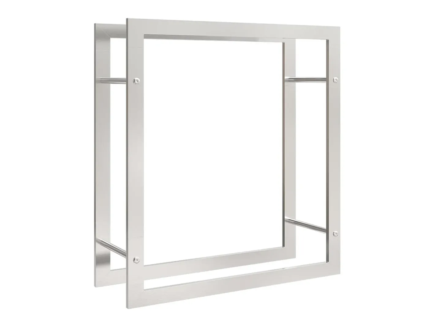 Online Suporte para lenha 80x28x86 cm aço inoxidável PT928863 Acessórios De Arrumação