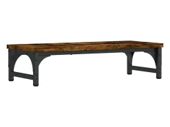 Suporte para monitor móvel de escritório 55 x 23 x 14 cm madeira industrializada marrom 02_0044893*Helloshop26 Outlet