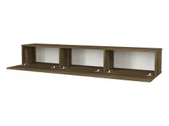 Suporte para TV 180 x 31 x 29,5 cm com acabamento em nogueira 03_0007879*Helloshop26 Hot