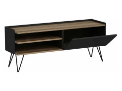 Suporte para TV com porta 50 x 124 x 37 cm / efeito madeira 03_0007751^Helloshop26 New