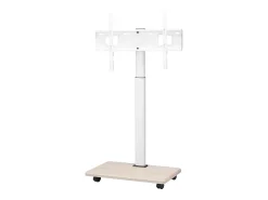 Suporte para TV com Rodízios SucceBuy, Ecrãs de 812,8-1778 mm,Carrinho Móvel, Rotação de 25°, Altura Ajustável, 40 kg, VESA 60 x 40 cm,Sala de Estar/Exterior* Discount