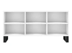 Suporte para TV multimídia prateleira para TV aparador armário para TV sala de jantar sala de estar quarto 103,5 x 30 x 50 cm madeira engenheirada branca 02_0025640^Helloshop26 New