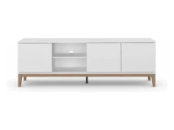 Suporte para TV Owen | com 2 compartimentos em efeito carvalho^Loft24 Outlet