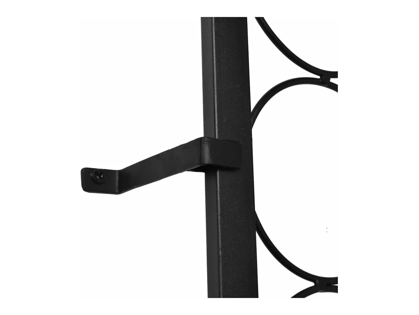 Acessórios De Arrumação|Acessório Vinho E Bar*Suporte vertical para garrafas de vinho, metal por 108 garrafas PT225222 Preto