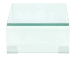 Suporte/aparador de TV prático e de design para monitor de 40 cm vidro 2502257^Helloshop26 Online