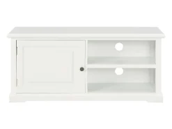 Suporte/Armário/Buffet de TV de Madeira Branca de 90cm (2502118)^Helloshop26 New