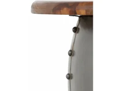 Loft24 Mesa De Centro*Swaran | Mesa de café 75 cm em madeira de manga castanha Metal Castanho
