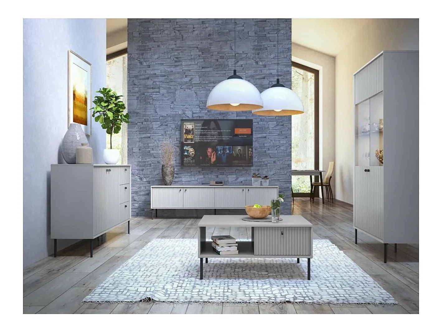 Table Basse 1 Clapet - Salon- Collection ISIS*Meublorama Outlet