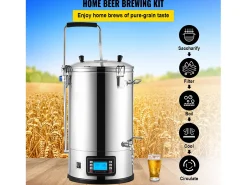 Tina de Mistura SucceBuy | Sistema de Mistura de Cerveja Todo-em-Um Pan com Bomba de Circulação 30 L^