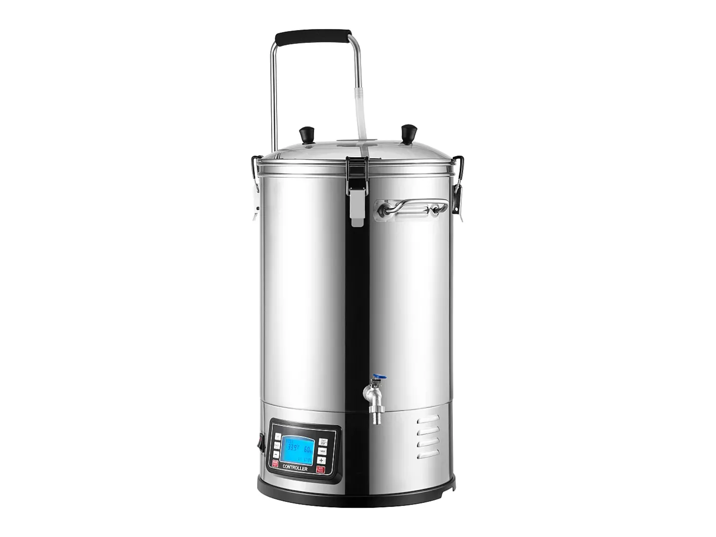 Tina de Mistura SucceBuy | Sistema de Mistura de Cerveja Todo-em-Um Pan com Bomba de Circulação 30 L^