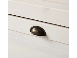 Loft24 Móvel De Arrumação|Sapateira*Toby | Sapateira com 3 abas em pinho cinzento Branco