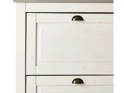 Loft24 Móvel De Arrumação|Sapateira*Toby | Sapateira com 3 abas em pinho cinzento Branco