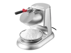 Clearance Triturador de Gelo SucceBuy Elétrico Capacidade de 100 kg/h, Máquina de Gelo Picado a 4 Lâminas, de Aço Inoxidável, com Tigela e Tampa, 2000 rpm Acessório Vinho E Bar