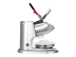 Clearance Triturador de Gelo SucceBuy Elétrico Capacidade de 100 kg/h, Máquina de Gelo Picado a 4 Lâminas, de Aço Inoxidável, com Tigela e Tampa, 2000 rpm Acessório Vinho E Bar