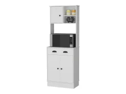 Armário de Cozinha para Micro-ondas Powell com 3 Portas, Puxadores e Gaveta^TuHome Online