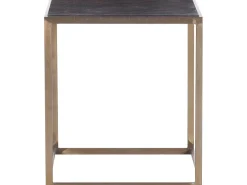 Ulrich | Mesa de apoio em Antiq Brass Nogueira^Loft24 New