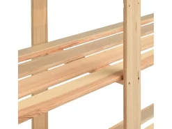 Unidade arrumação 5 prateleiras 170x38x170 cm pinho 500 kg PT643597^ Outlet