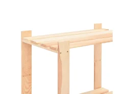 Unidade arrumação c/ 3 prateleiras 80x38x90 cm pinho 150 kg PT599388* Clearance