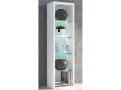 Wood CD DVD Shelf | Estante | Armazenamento | Dimensões A. 77 x L. 21 x P. 14 cm | Stand Shelf - Rasato L (Branco)*VCM Clearance
